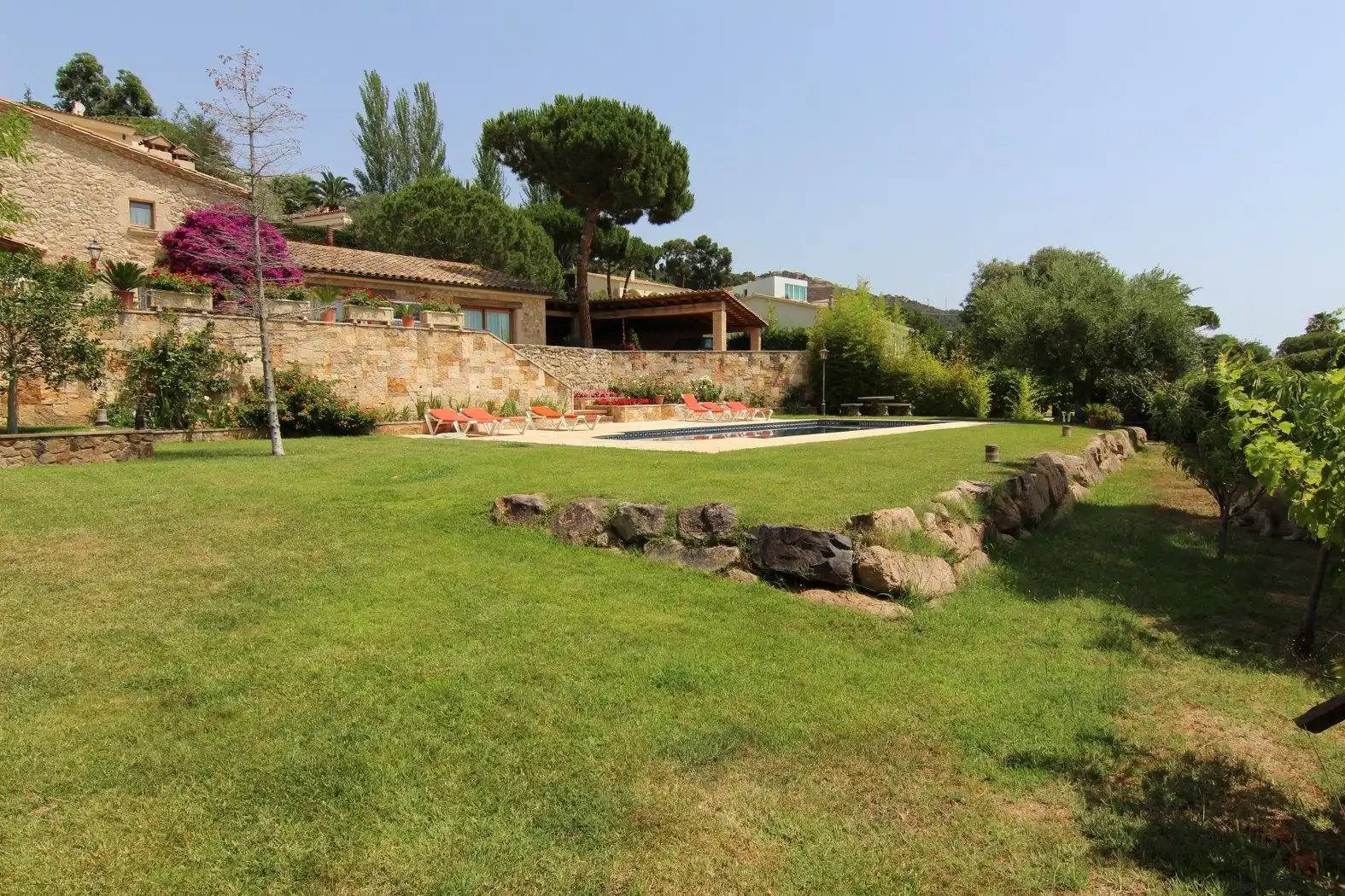 Garden of Country homes for sale in Castell d'Aro, Platja d'Aro i s'Agaró  with Heating, Private garden and Storage room
