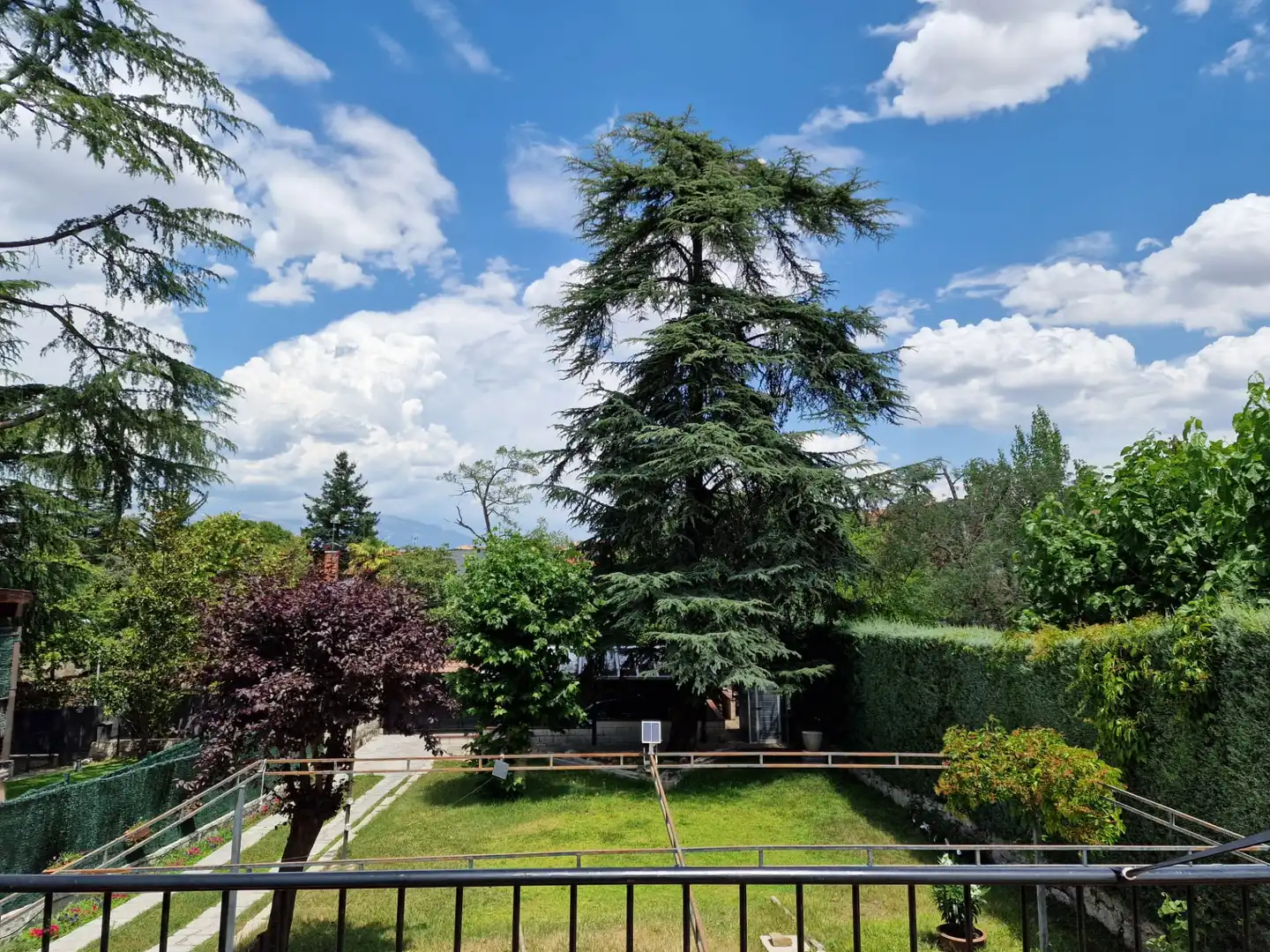 Garden of Detached homes for sale in Colmenar Viejo  with Air Conditioner, Heating and Private garden