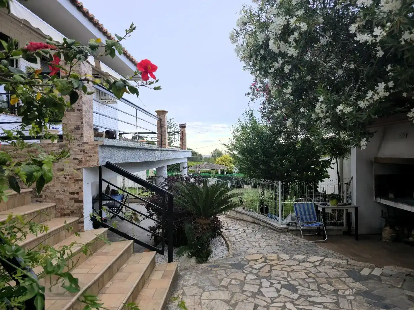 Terrasse von Haus oder Chalet zum Verkauf in Chiva mit Klimaanlage, Schwimmbad und Balkon