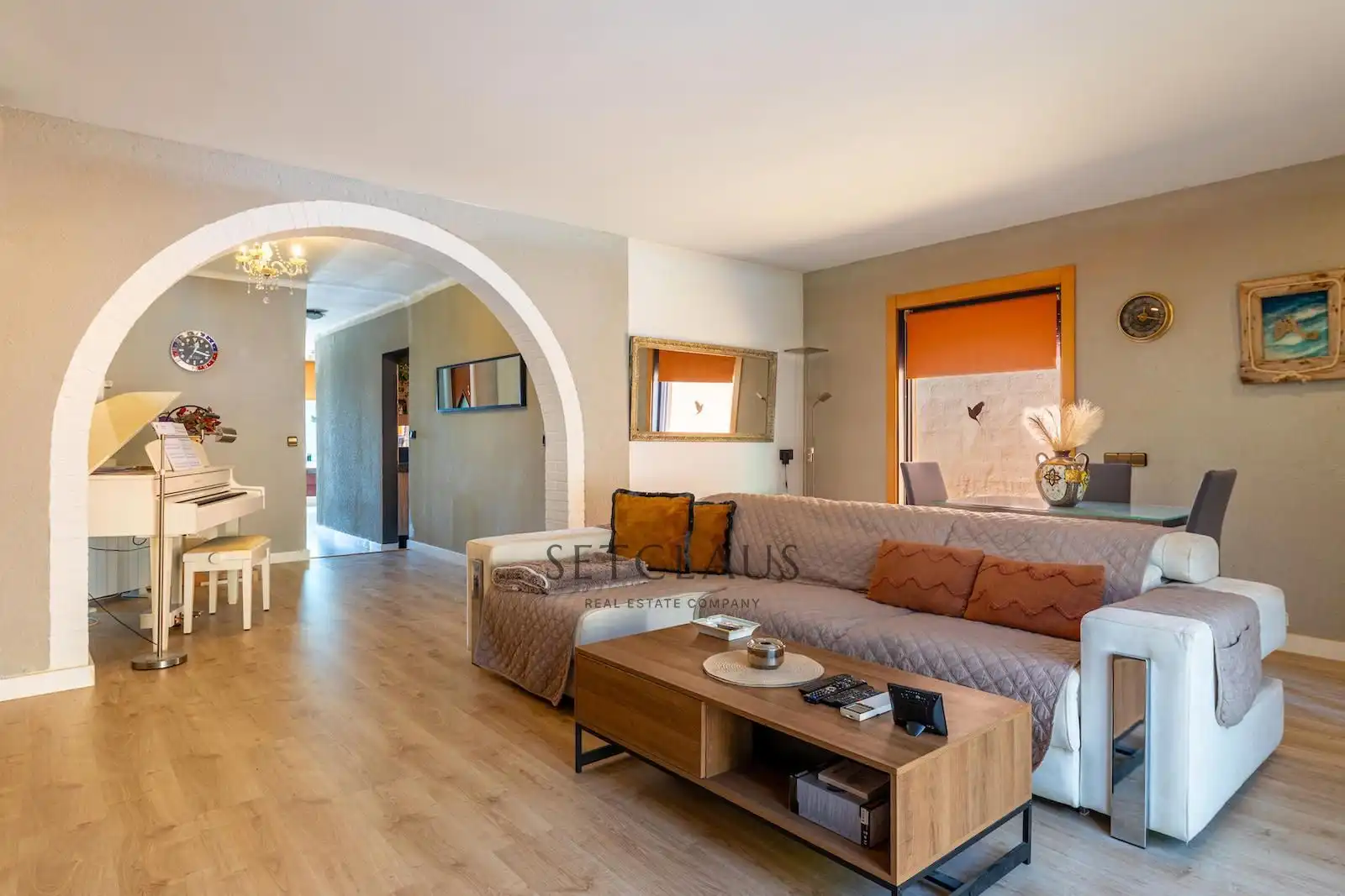 Sala de estar de Casa o chalet en venta en Teià con Aire acondicionado, Calefacción y Jardín privado
