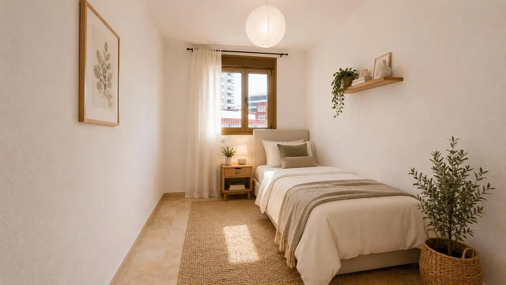 Bedroom of Flat for sale in Almería  with Air Conditioner and Heating