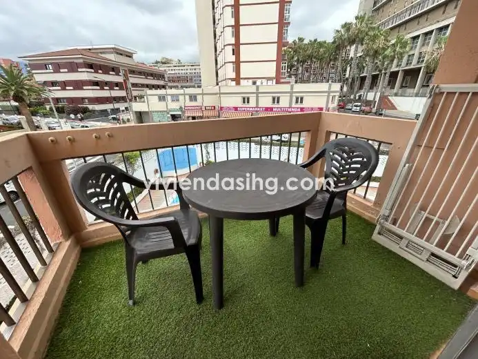Terrassa de Estudi de lloguer en Puerto de la Cruz amb Parquet, Terrassa i Moblat