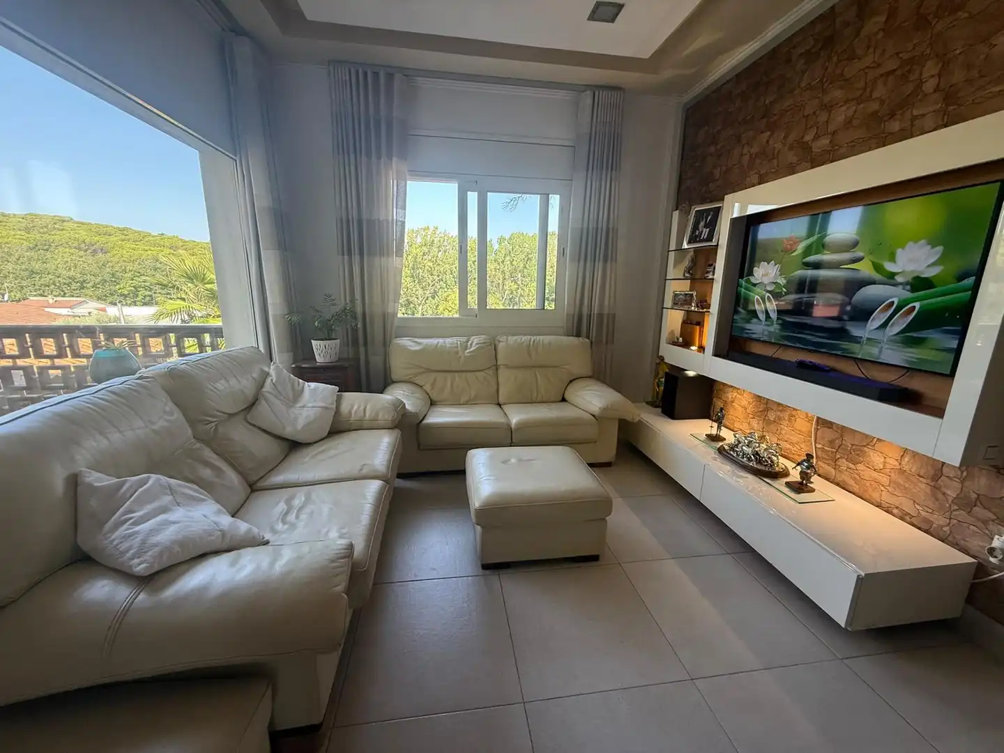 Sala de estar de Casa o chalet en venta en Vidreres con Calefacción y Jardín privado