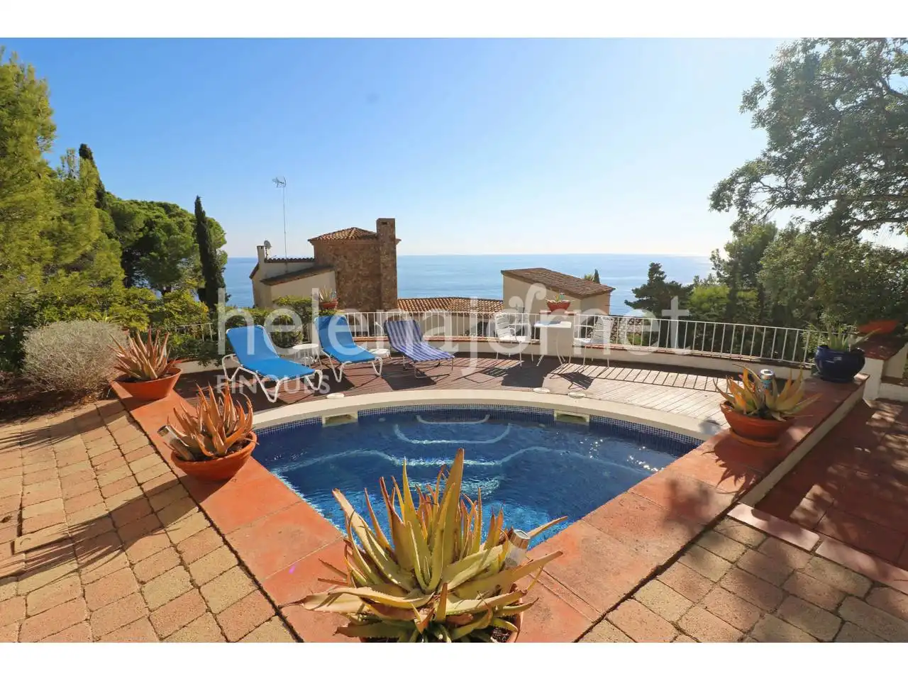 Piscina de Casa o xalet en venda en Santa Cristina d'Aro amb Aire condicionat, Calefacció i Jardí privat