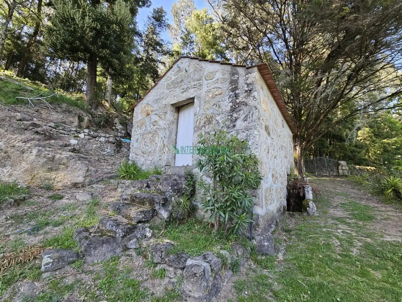 Vista exterior de Finca rústica en venta en A Cañiza   con Calefacción, Jardín privado y Terraza