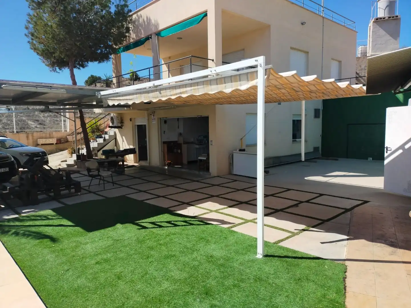 Terrassa de Casa o xalet en venda en Alcantarilla amb Aire condicionat, Terrassa i Piscina