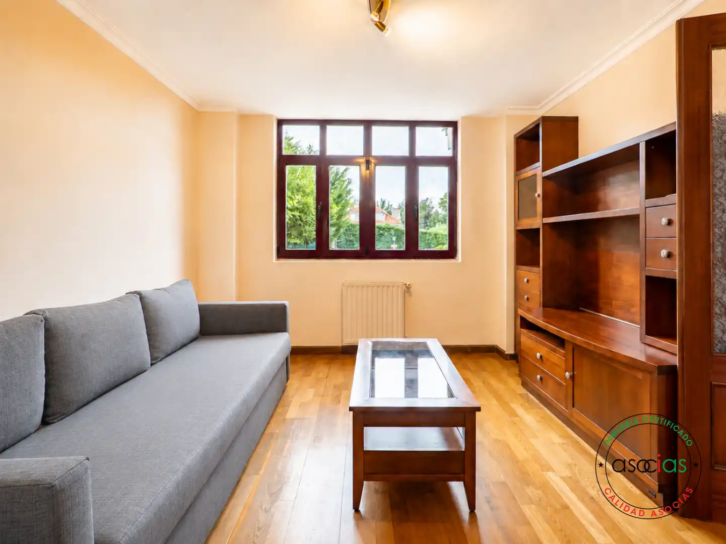 Living room of Detached homes for sale in Gijón   with Heating, Private garden and Parquet flooring