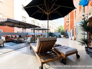 Terrace of Flat for sale in  Barcelona Capital  with Air Conditioner, Heating and Parquet flooring