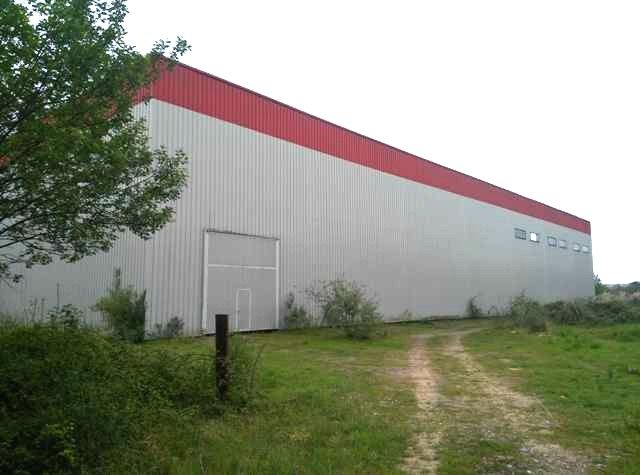 Vista exterior de Nau industrial en venda en Siero
