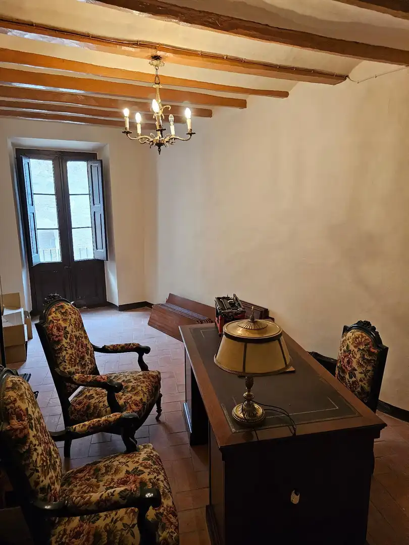 Wohnzimmer von Einfamilien-Reihenhaus zum Verkauf in Poboleda mit Terrasse, Abstellraum und Balkon