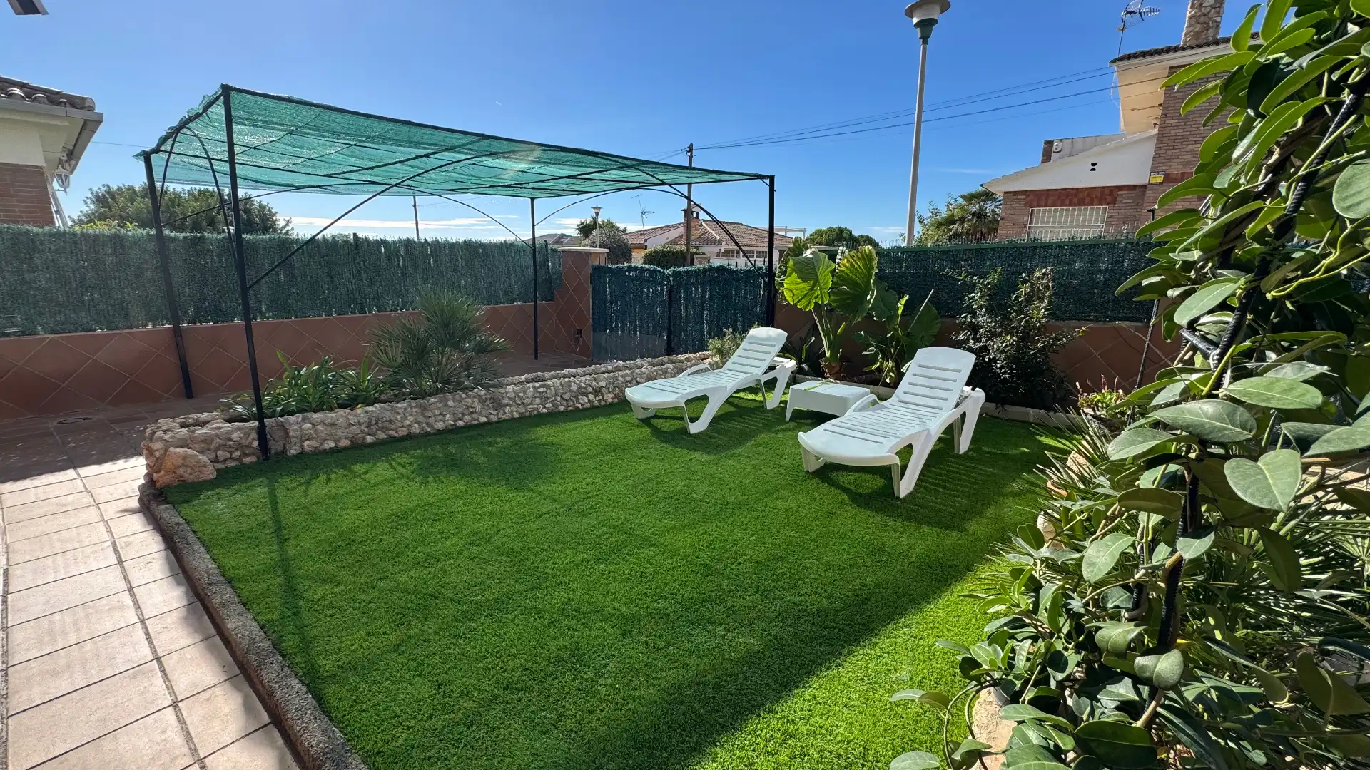 Garden of Houses for sale in Torredembarra  with Air Conditioner, Heating and Private garden