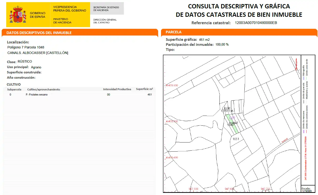 Rural land for sale in Albocàsser, imagen 6