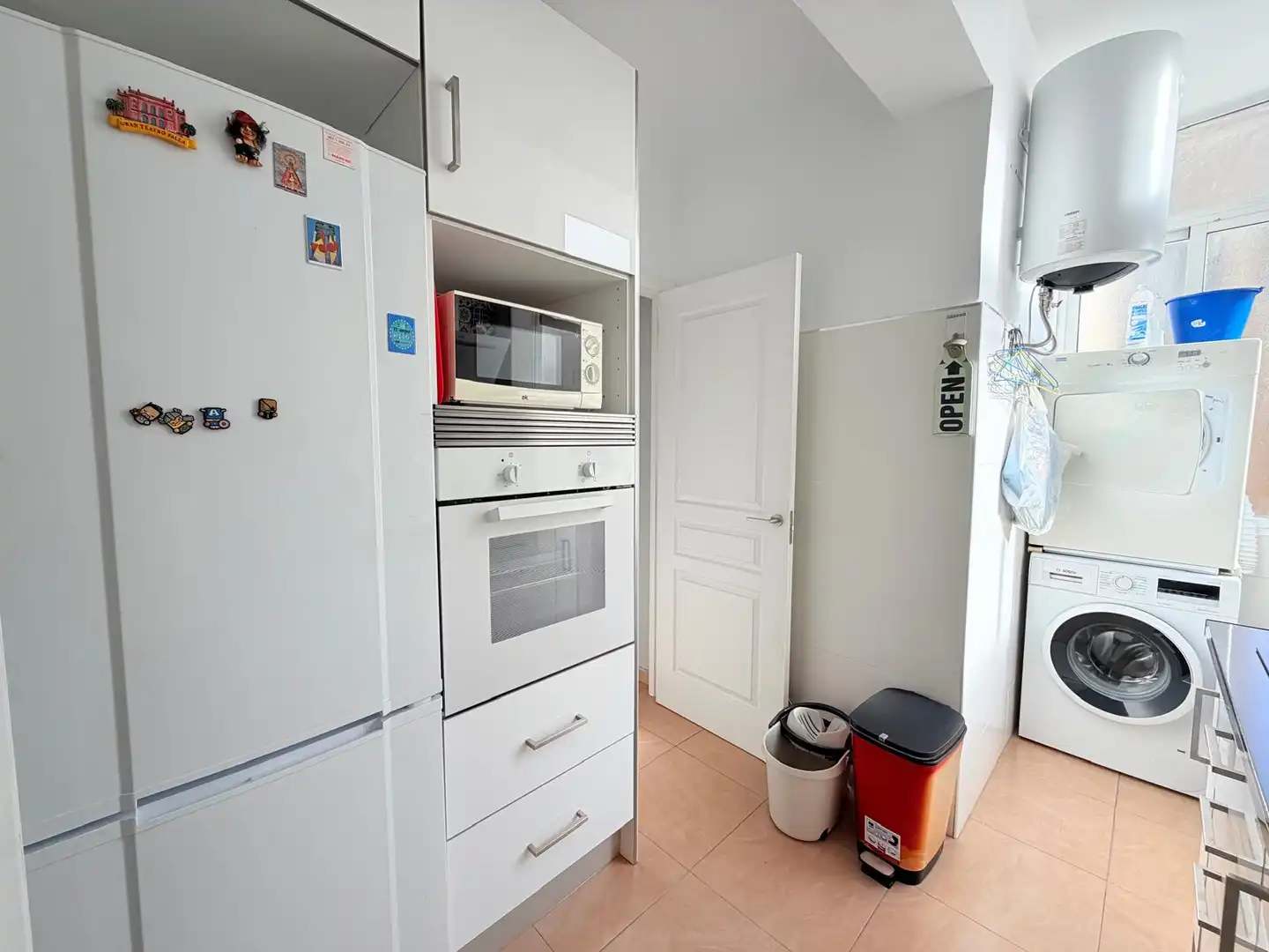 Cocina de Piso de alquiler en Cartagena con Aire acondicionado, Amueblado y Horno