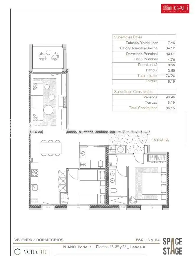 Appartement avec terrasse à vendre à Camino Pont del Tarter, imagen 17