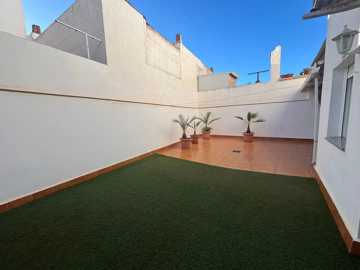 Terraza de Dúplex de alquiler en Los Alcázares con Jardín privado, Terraza y Amueblado