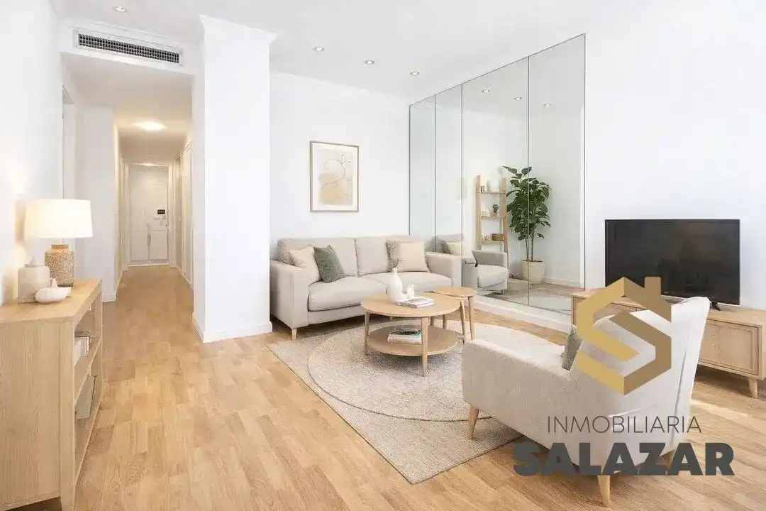 Wohnzimmer von Dachboden zum Verkauf in Bilbao  mit Heizung, Terrasse und Balkon