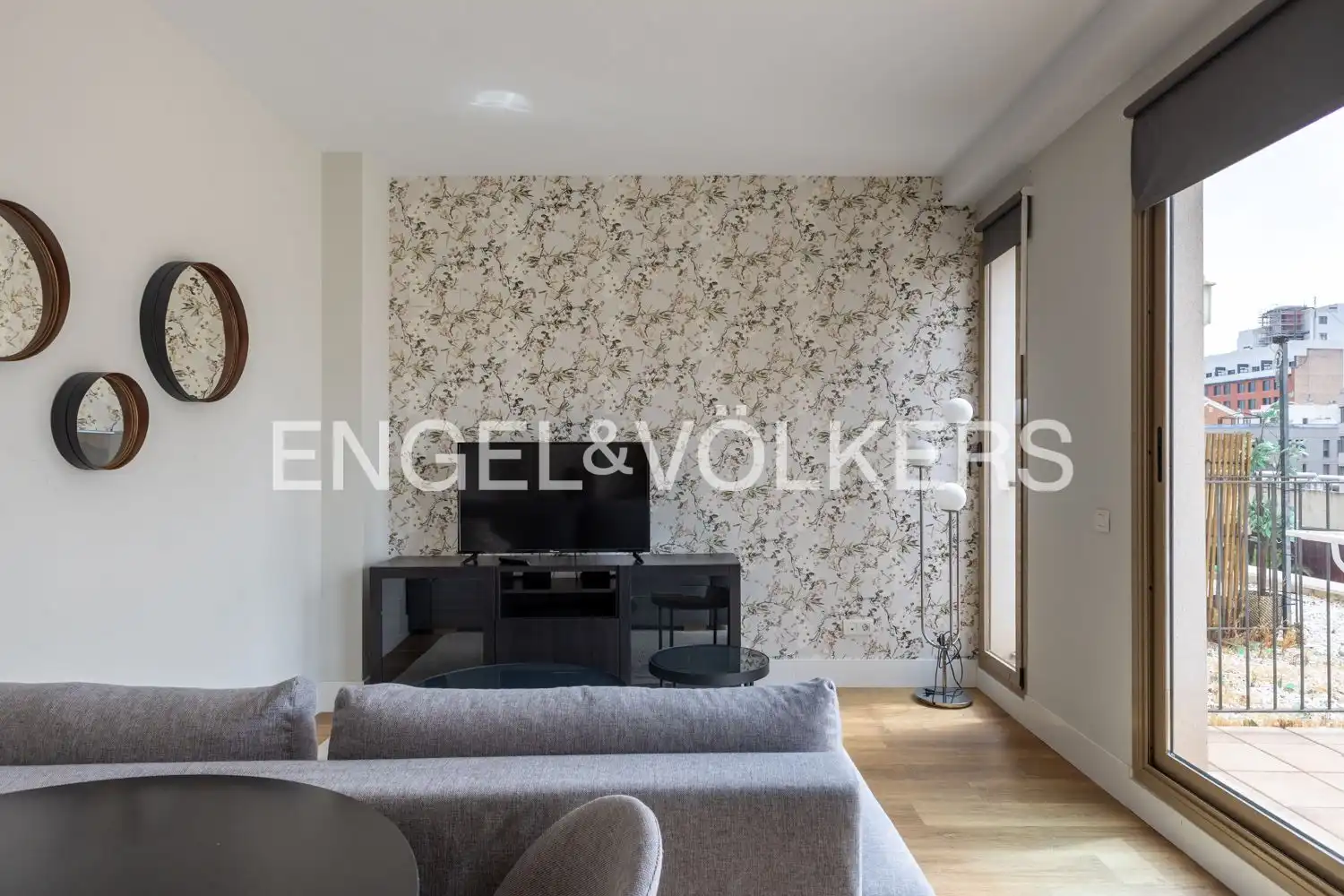 Sala de estar de Piso de alquiler en Valencia con Aire acondicionado, Calefacción y Jardín privado