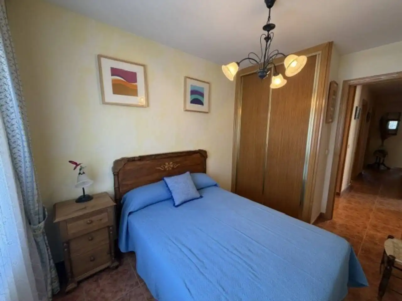 Bedroom of Flat for rent in Buitrago del Lozoya  with Heating and Furnished