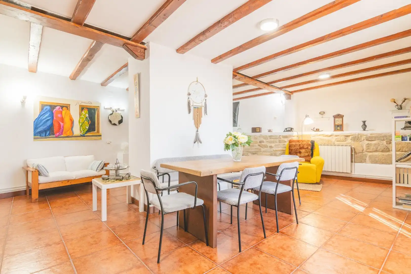 Comedor de Finca rústica en venta en Eslava con Jardín privado, Terraza y Trastero