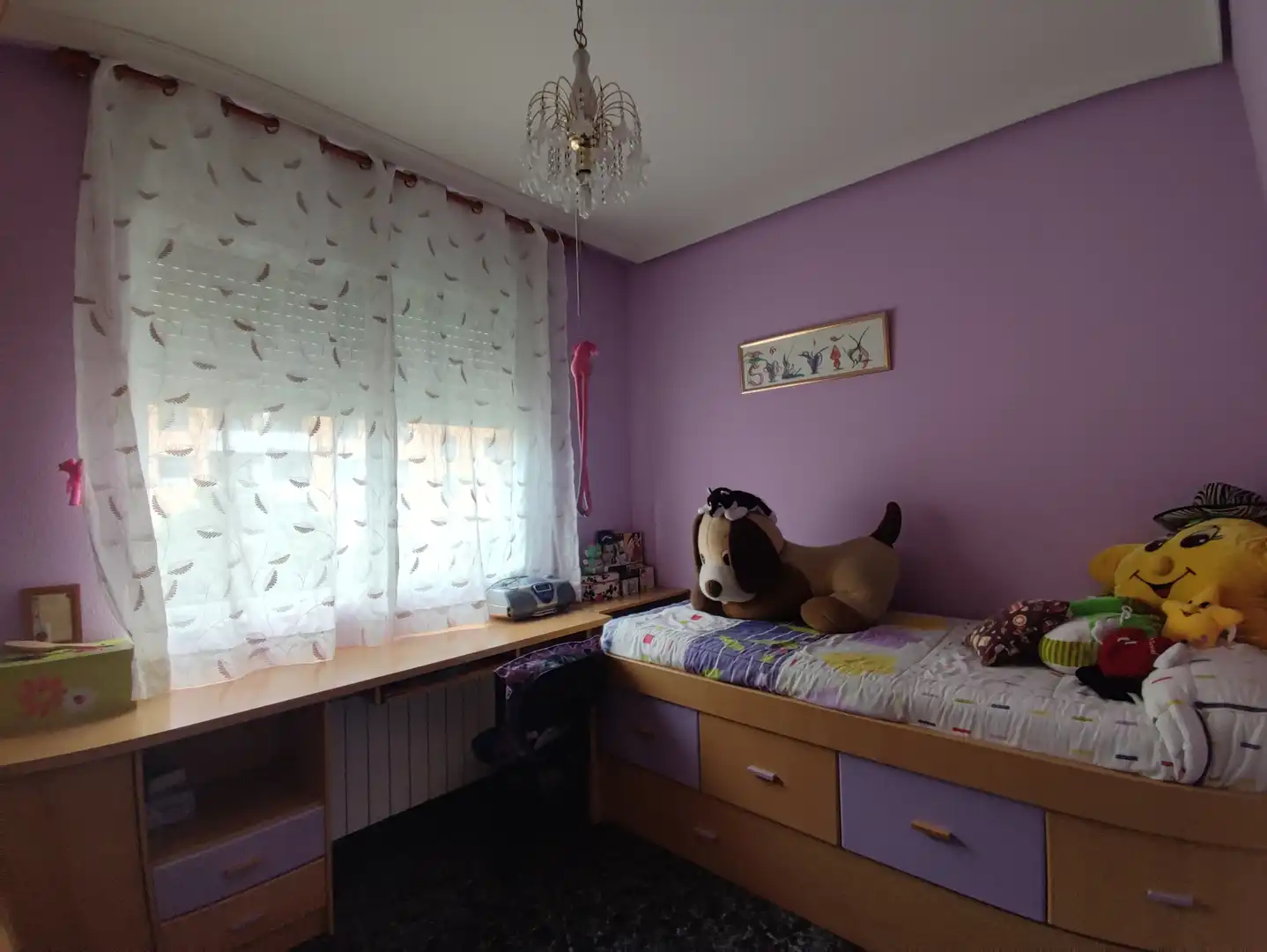 Dormitori de Casa adosada de lloguer en Ciudad Real amb Aire condicionat, Calefacció i Moblat