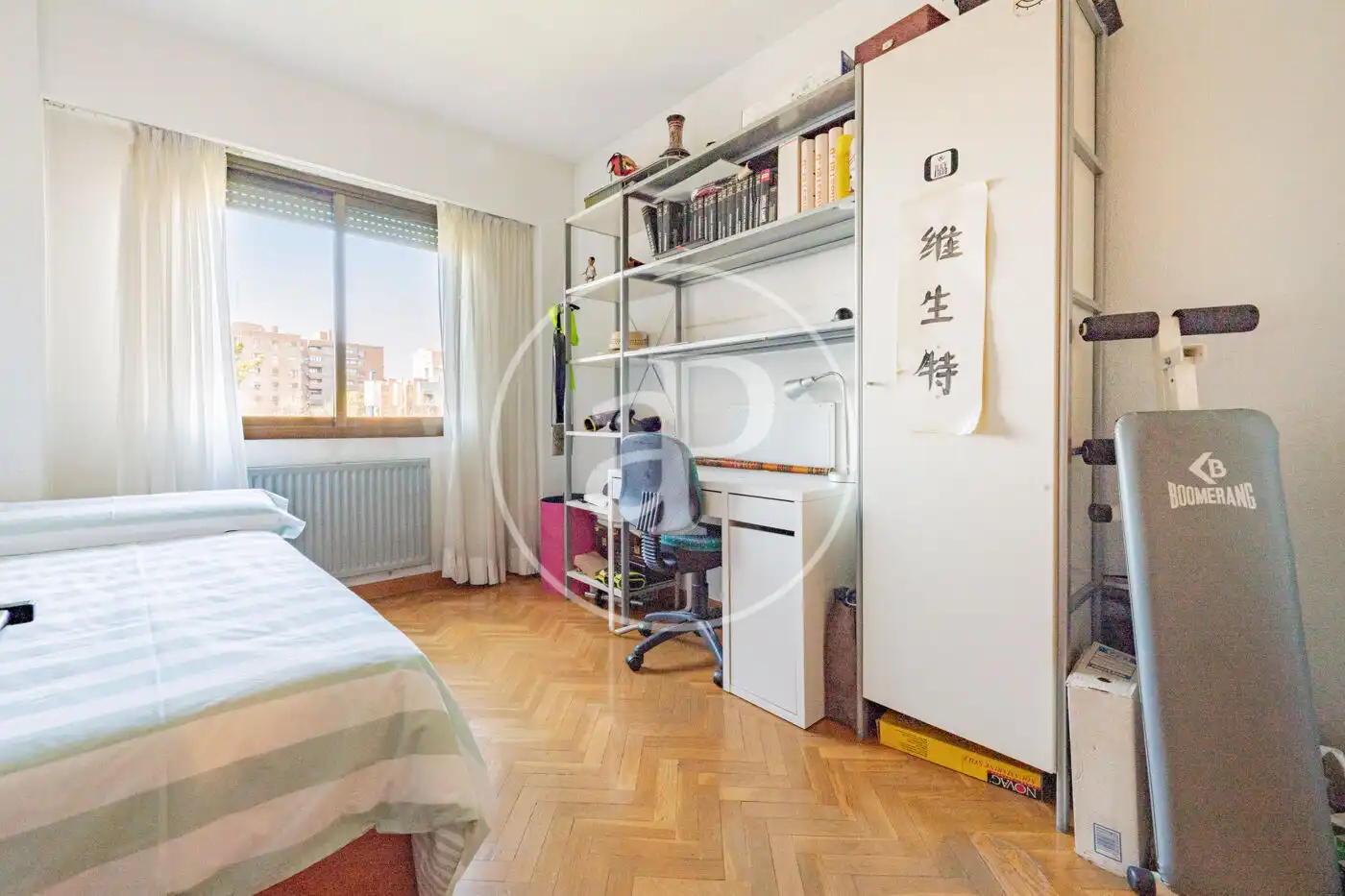 Bedroom of Flat for sale in Madrid  with Heating, Terrace and Storage room