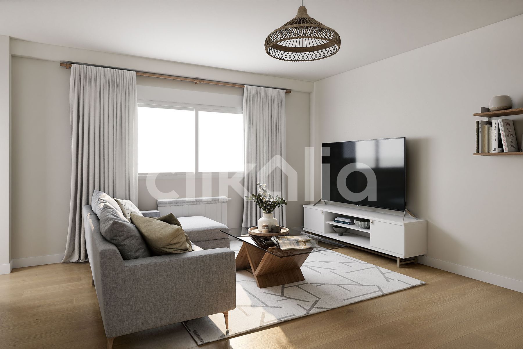 Sala d'estar de Pis en venda en  Madrid Capital amb Aire condicionat, Calefacció i Terrassa