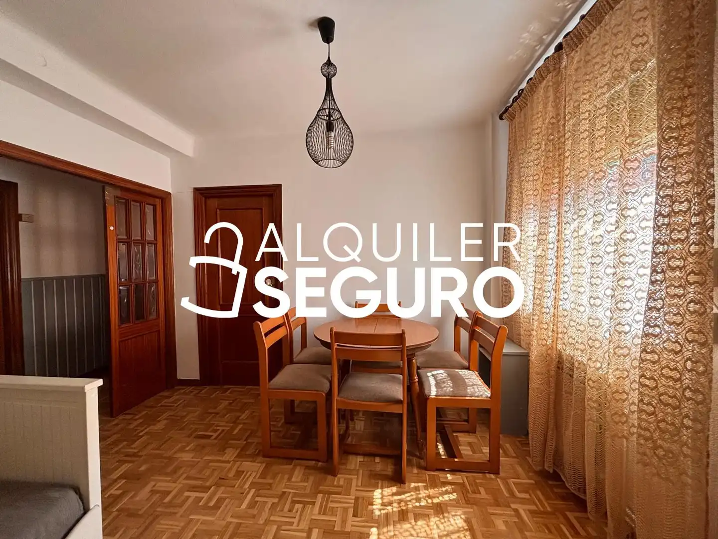 Esszimmer von Wohnung zur Miete in Madrid mit Klimaanlage, Heizung und Möbliert
