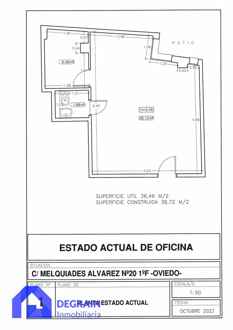 Oficina amb ascensor de lloguer a MELQUIADES ALVAREZ, imagen 18