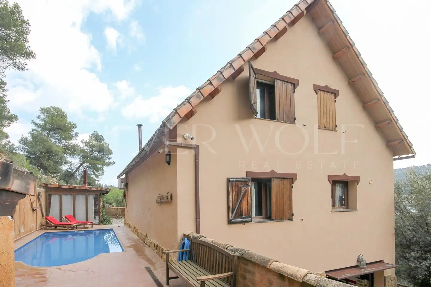 Vista exterior de Casa o chalet en venta en Vallirana con Aire acondicionado, Calefacción y Jardín privado