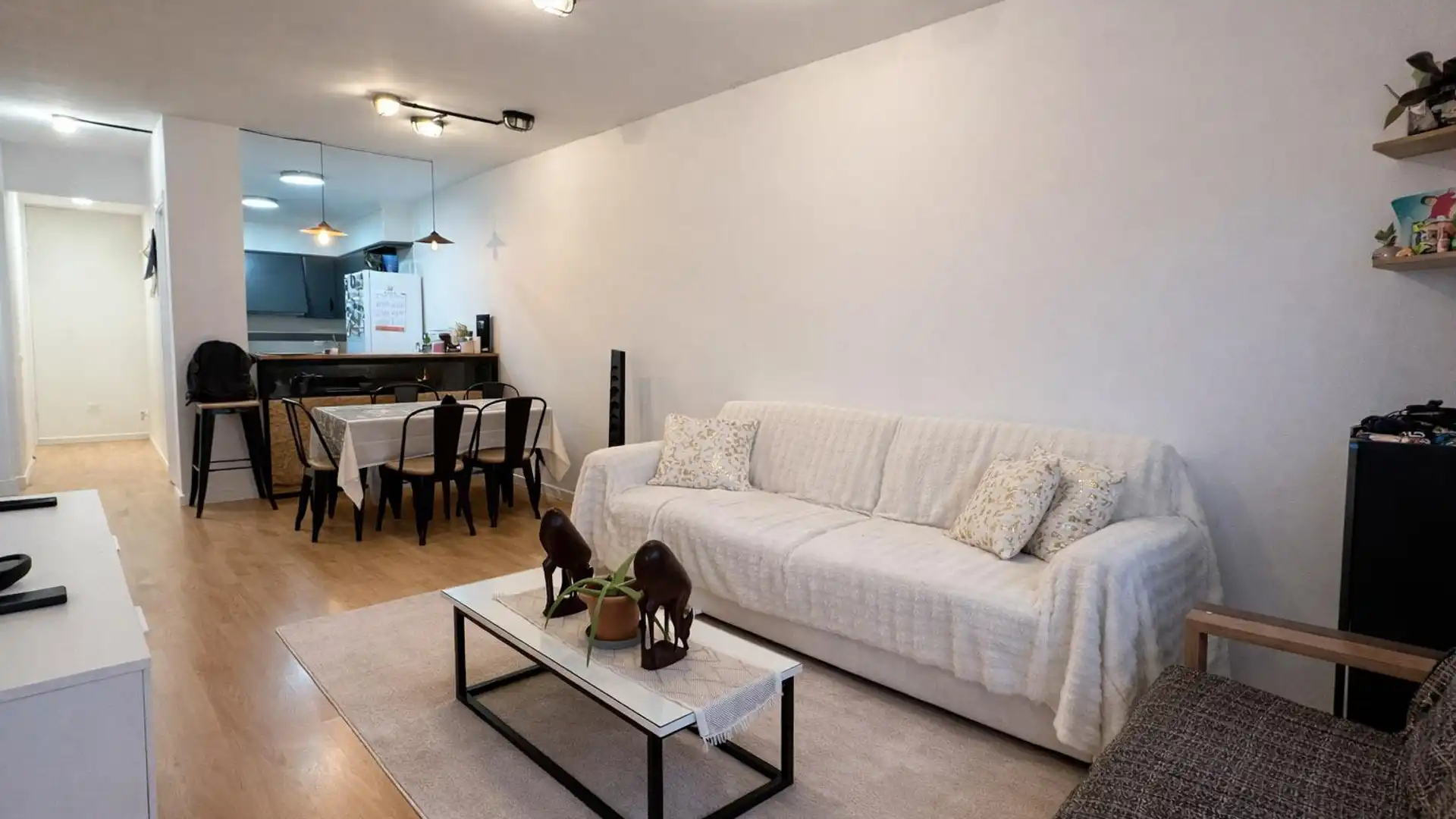 Sala de estar de Piso en venta en Amposta con Aire acondicionado, Parquet y Terraza