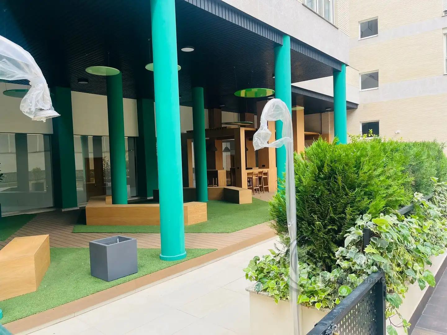 Terraza de Dúplex de alquiler en Madrid con Aire acondicionado, Calefacción y Amueblado