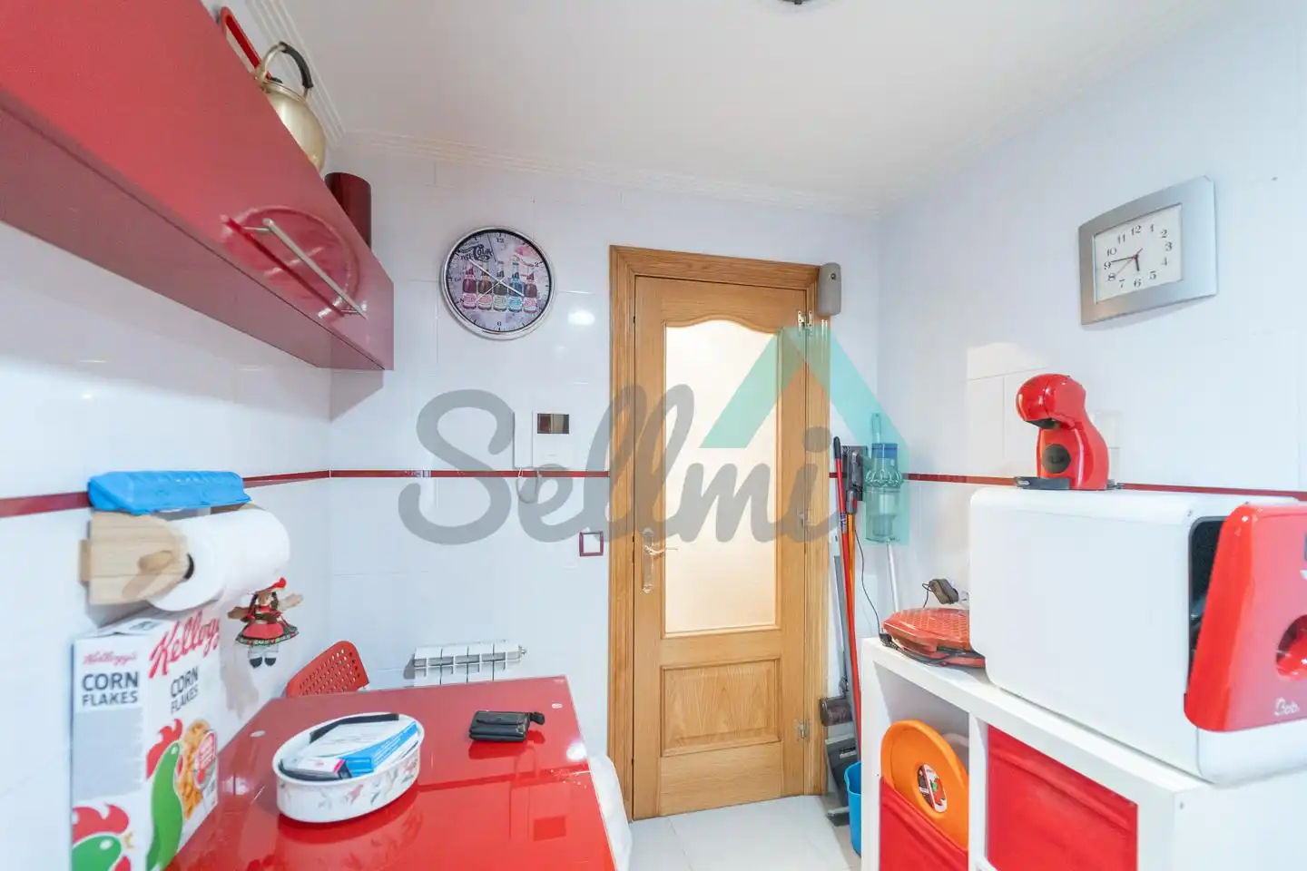Küche von Wohnung zum Verkauf in Mieres (Asturias) mit Heizung, Abstellraum und Möbliert