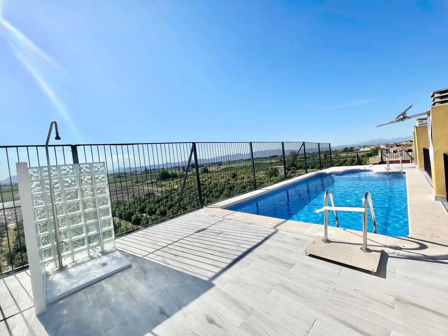 Piscina de Apartamento de alquiler en Daya Nueva con Aire acondicionado, Piscina y Amueblado