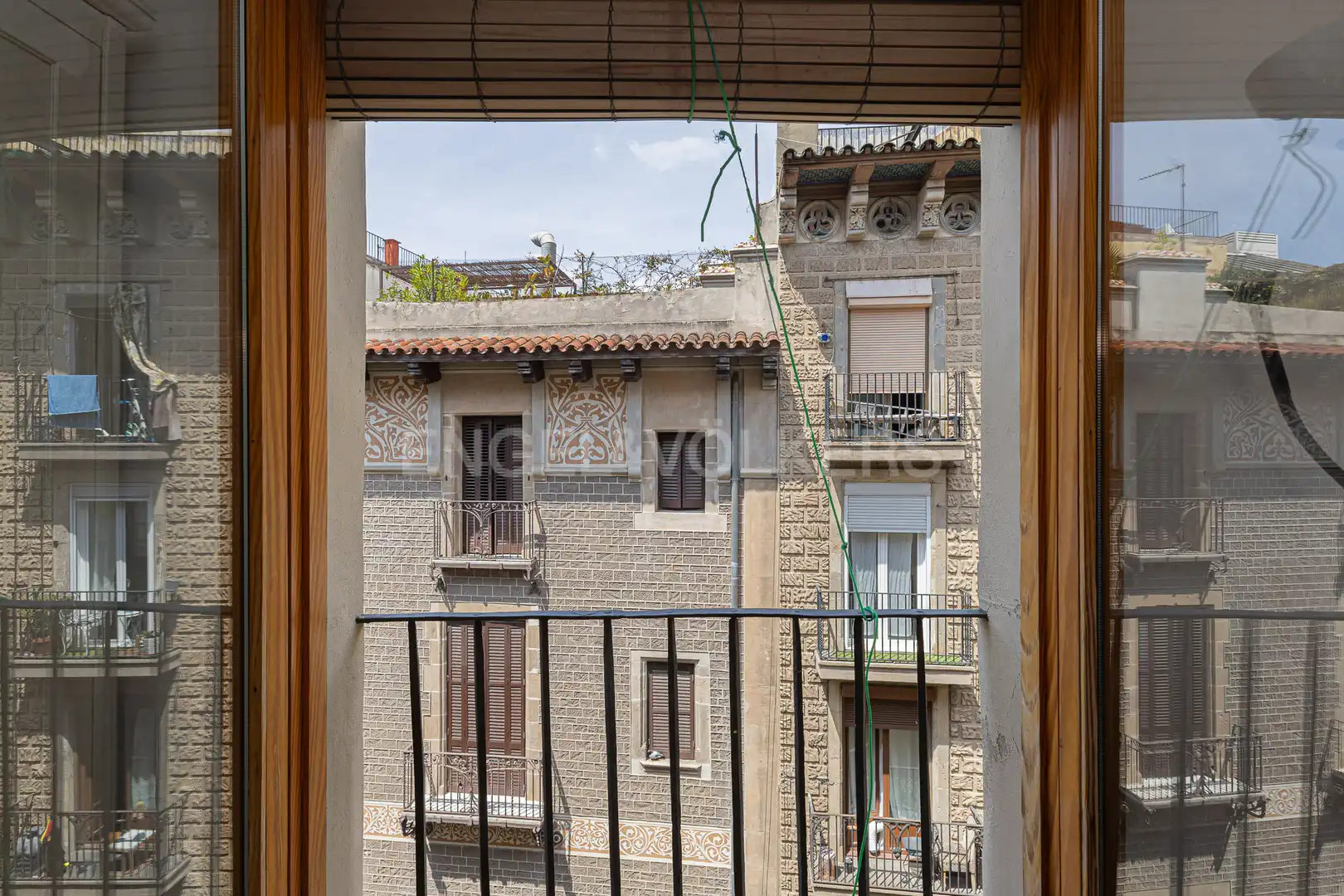 Balcony of Flat for rent in Barcelona  with Air Conditioner, Heating and Furnished