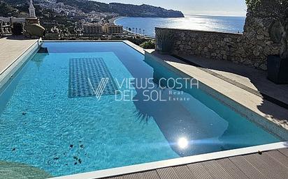 Swimming pool of House or chalet for sale in Málaga Capital  with Air Conditioner, Heating and Terrace