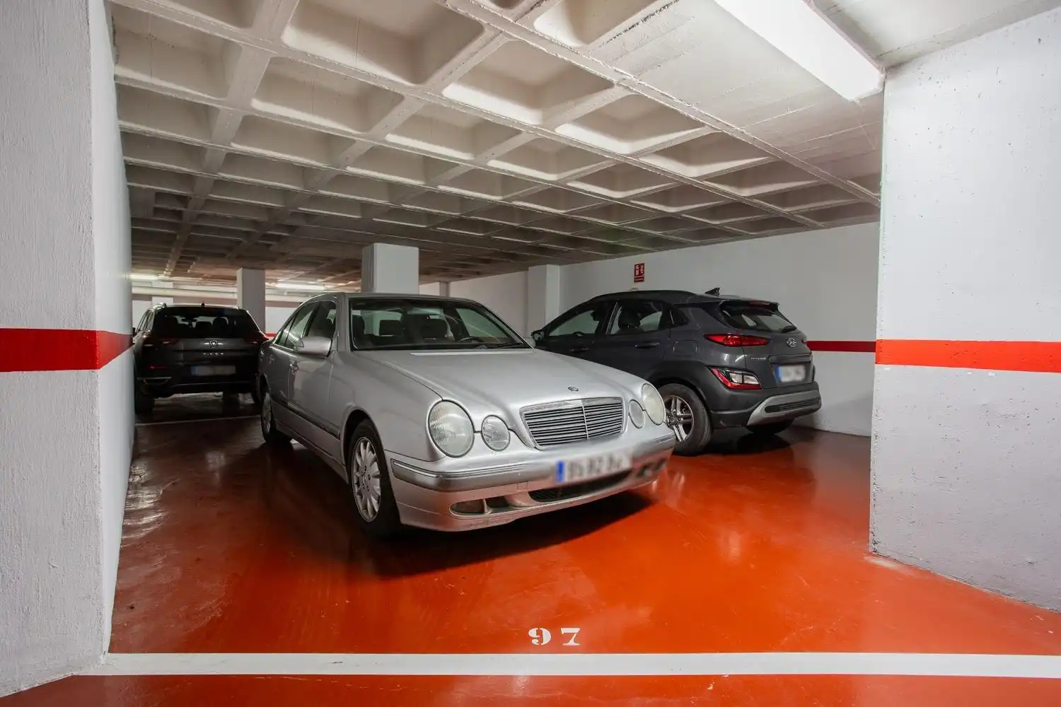 Parking of Flat for sale in Murcia  with Air Conditioner, Terrace and Storage room