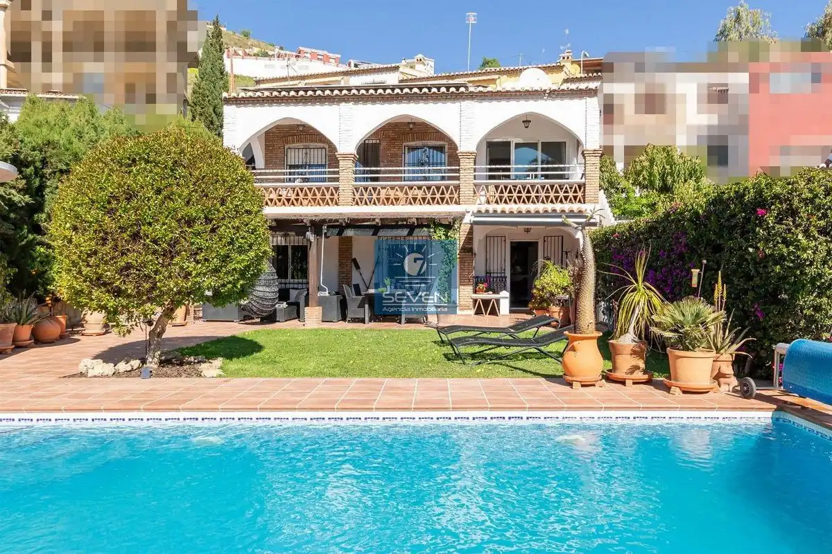 Garden of Houses for rent in Almuñécar  with Air Conditioner, Heating and Private garden