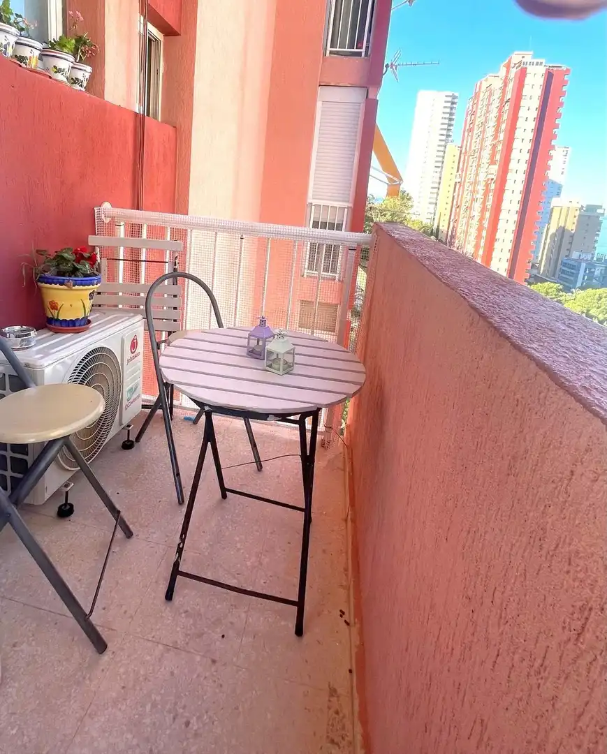 Terrassa de Apartament en venda en Benidorm amb Aire condicionat, Moblat i Balcó