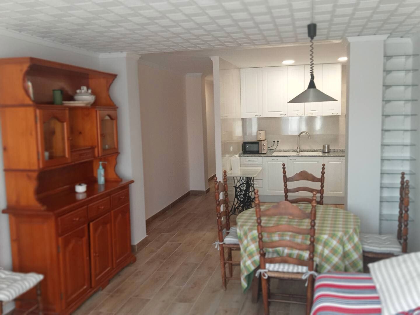 Cocina de Apartamento de alquiler en Burriana / Borriana con Aire acondicionado, Amueblado y TV