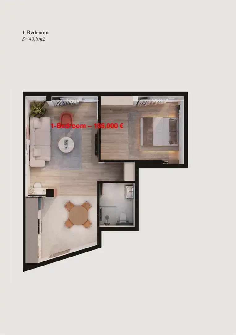 Habitación de Apartamento en venta en Benidorm con Amueblado