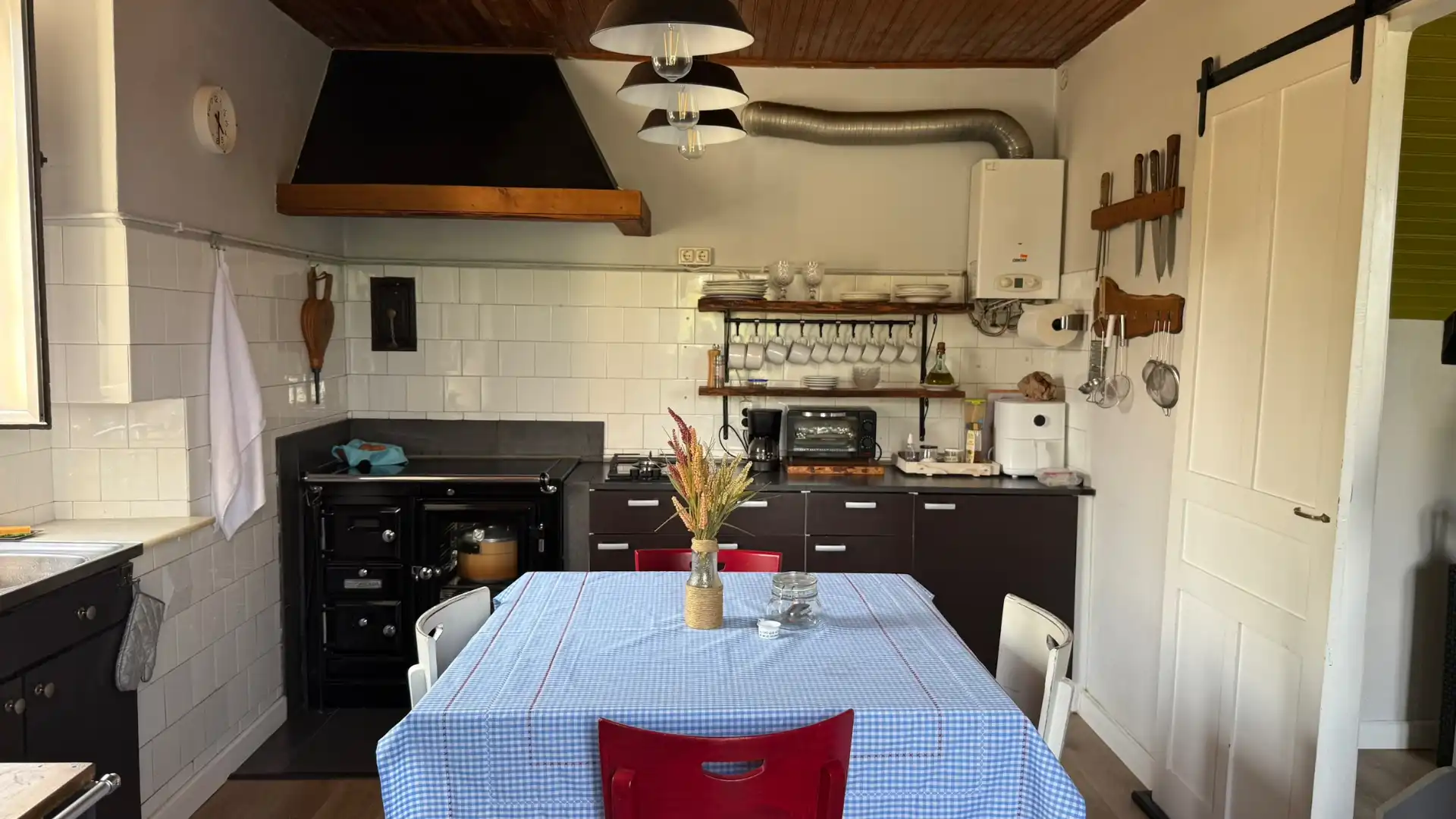 Cocina de Casa o chalet en venta en Cariño con Jardín privado, Amueblado y Horno