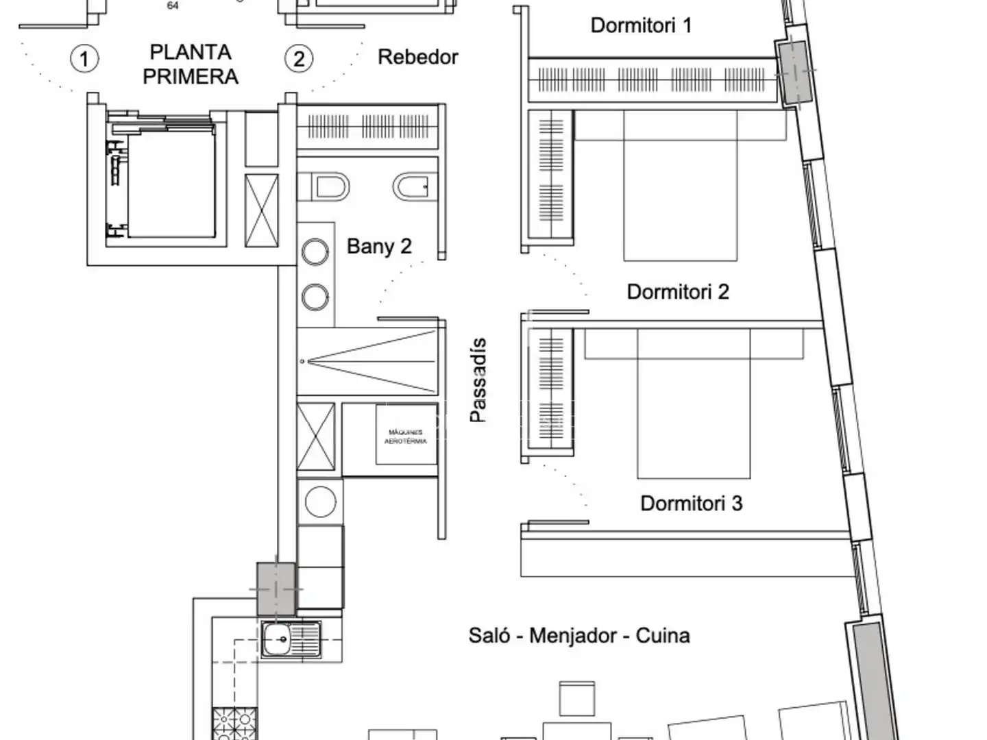 Wohnung zum Verkauf in Escaldes – Engordany mit Heizung, Privatgarten und Parkett