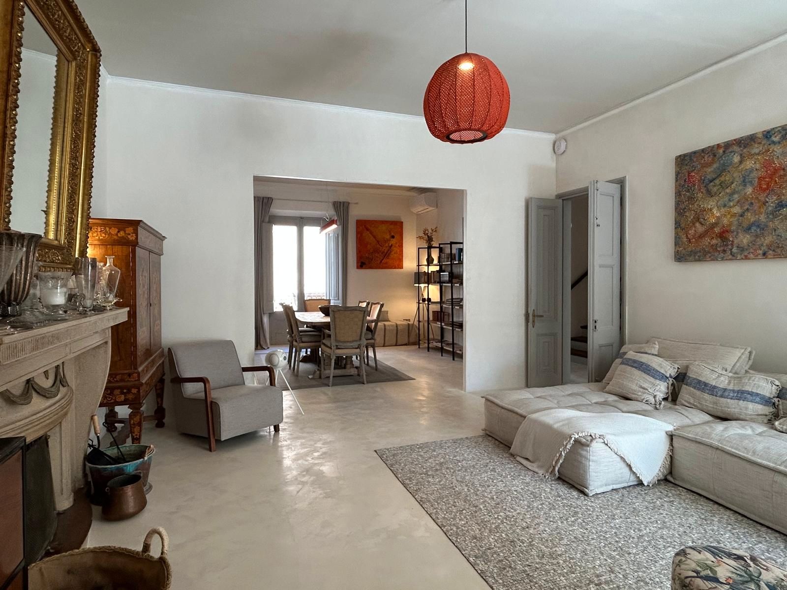 Sala d'estar de Finca rústica de lloguer en Palafrugell amb Aire condicionat, Calefacció i Parquet