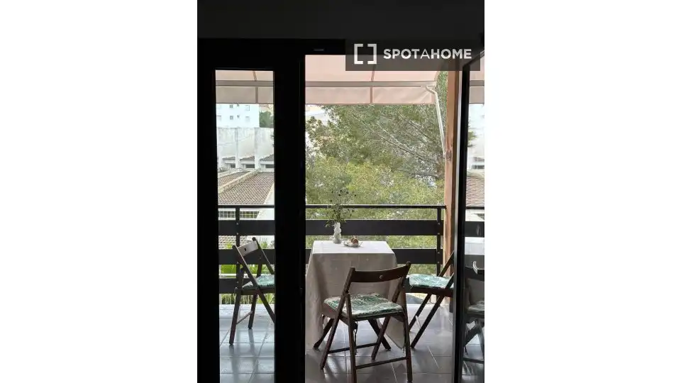 Balcony of Flat for rent in Cullera  with Air Conditioner, Heating and Furnished