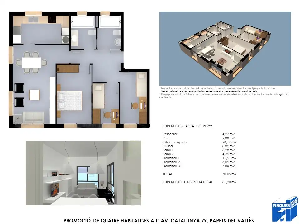Flat for sale in Parets del Vallès  with Air Conditioner, Heating and Oven