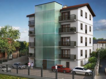 Piso de obra nueva con balcón en venta en Barrio de Santullán 39