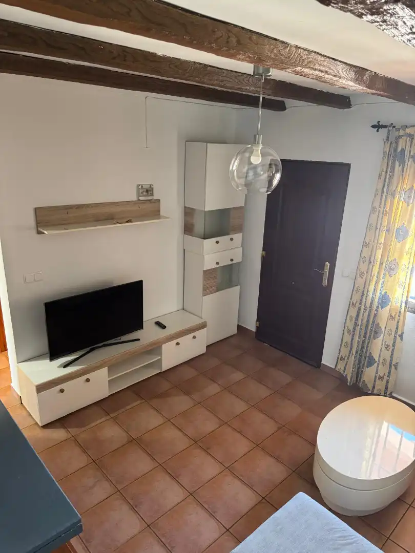 Sala d'estar de Casa adosada en venda en San Fulgencio amb Jardí privat, Terrassa i Moblat