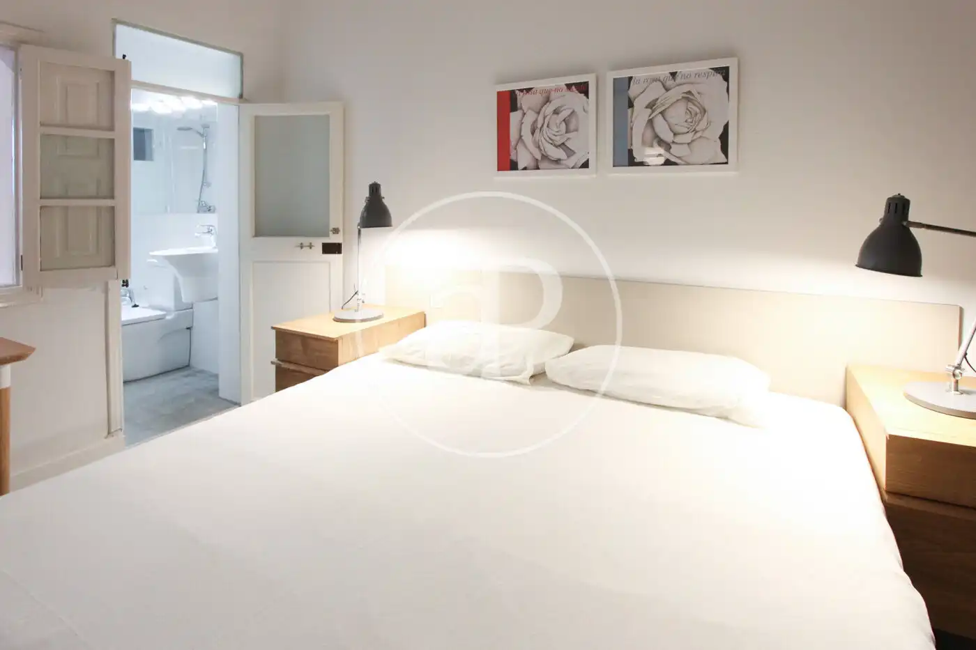 Schlafzimmer von Wohnung zum Verkauf in  Palma de Mallorca mit Klimaanlage, Heizung und Privatgarten