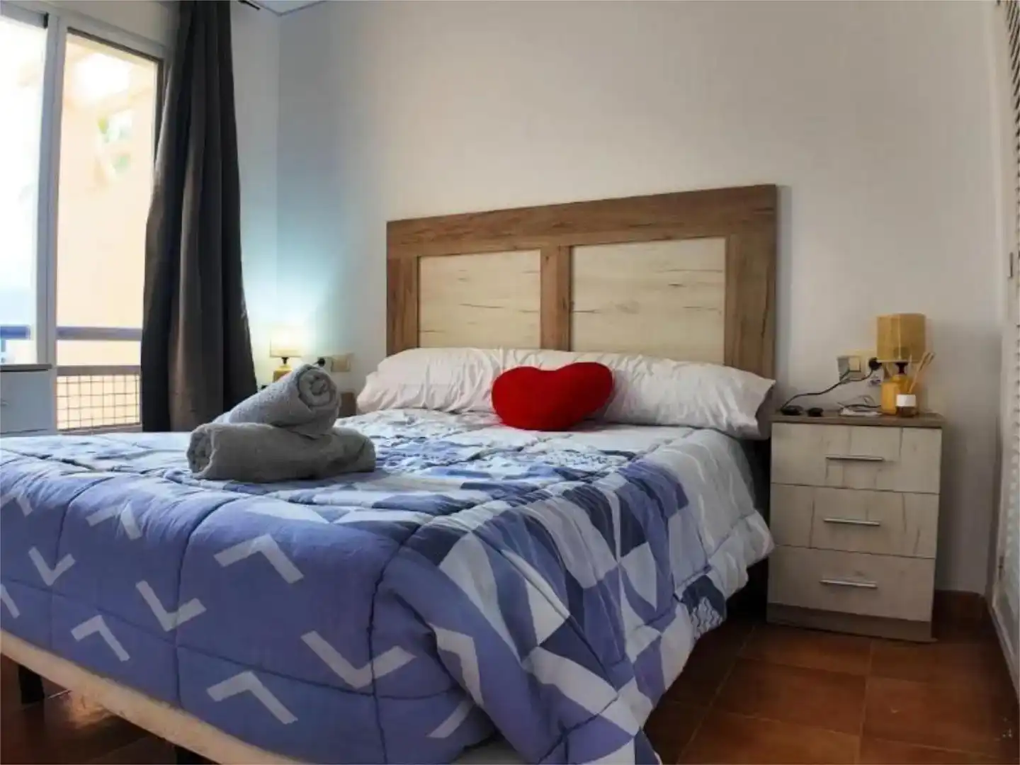Bedroom of Flat for sale in Vera  with Air Conditioner and Swimming Pool