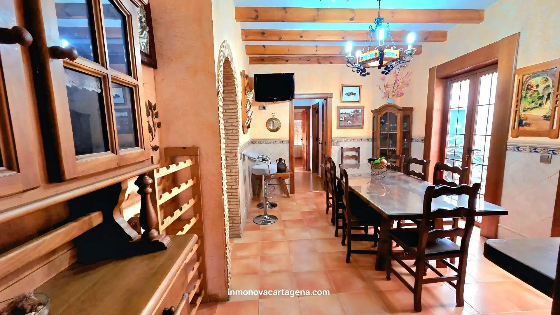 Comedor de Casa o chalet en venta en Cartagena con Aire acondicionado, Calefacción y Jardín privado